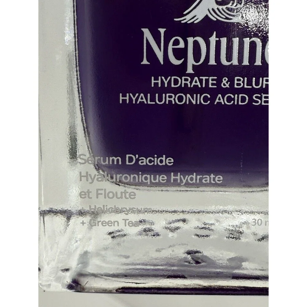 Luna Nectar NEPTUNE Hydrate & Blur W/Hyaluronic Acid,Helichrysum & Green Tea New